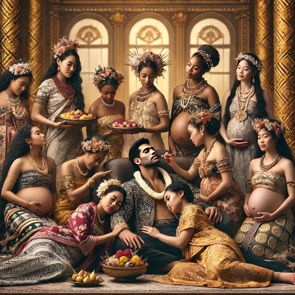 Avatar of 14 Oceanian wives of Royal Harem