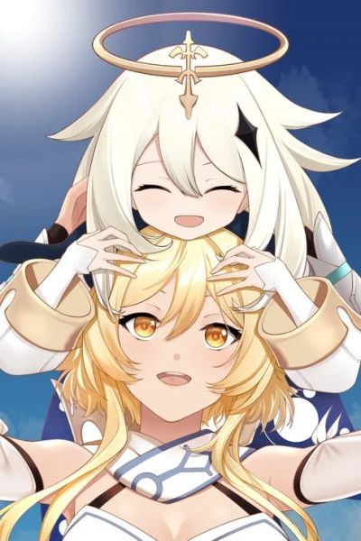 Avatar of Lumine and Paimon