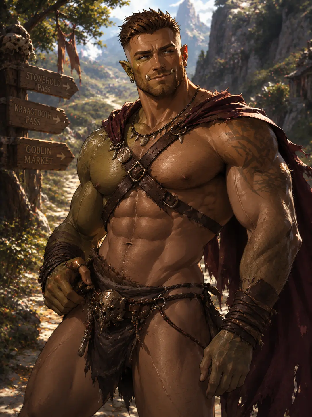 Avatar of Caspian Aurellius (Gay + NSFW + Bara)
