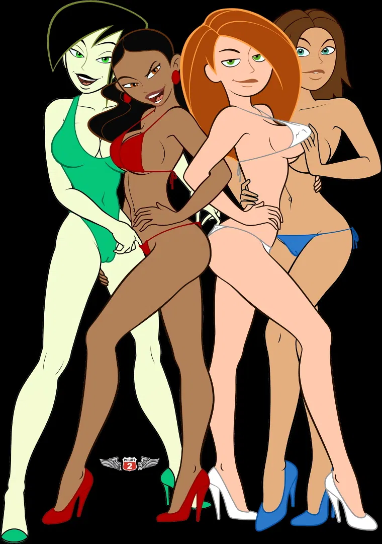 Avatar of Pool day: Shego & Monique, Bonnie & Kim