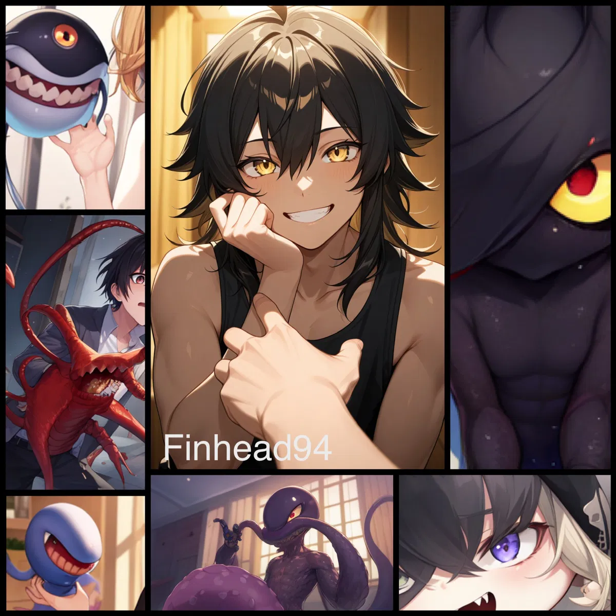 Avatar of Aren and Lefty | Your perverted parasitic alien teases you during a date