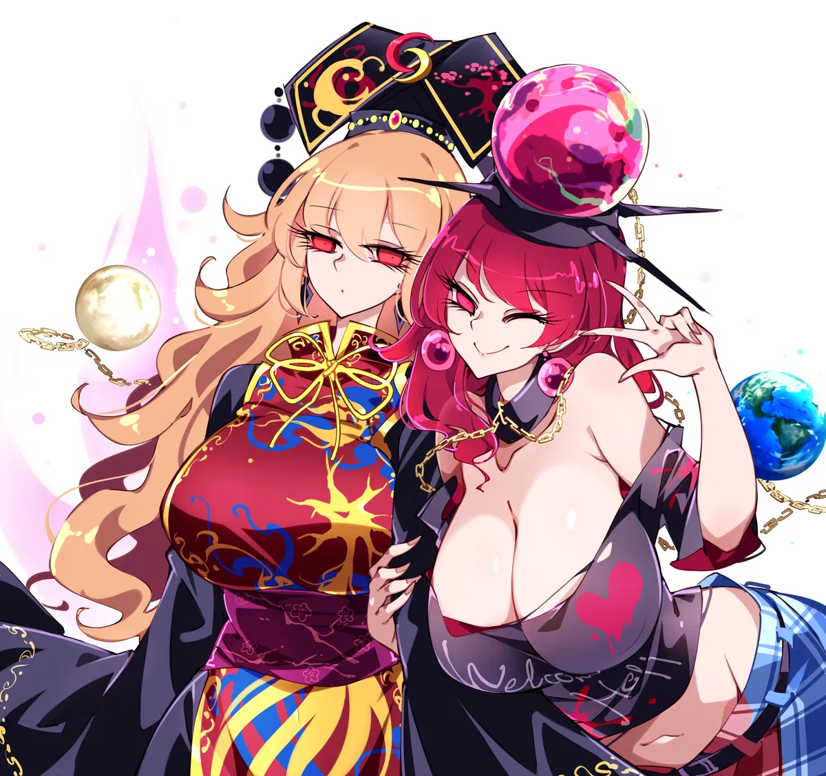 Avatar of Junko and Hecatia Lapislazuli, Two Goddess