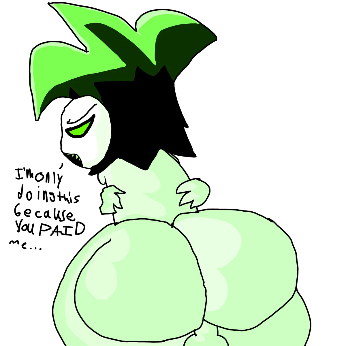 Avatar of Mammon! (Showing you his ass :}) 
