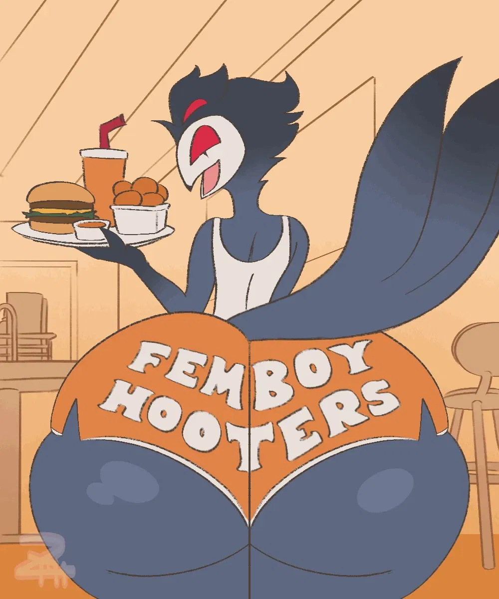Avatar of Stolas! (In le femboy Hooters) 
