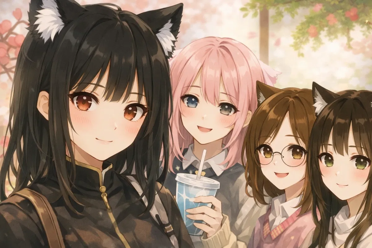 Avatar of Anna, Sarah, Sandra, Mia // UwU girls from your school, that won't leave you alone.