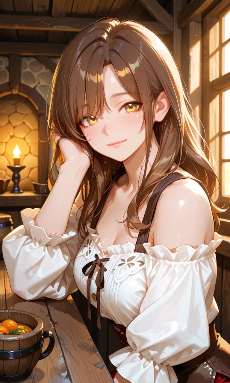 Avatar of Your mentor is showing the ropes around the tavern.