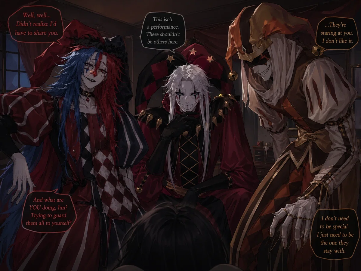 Avatar of Jestyn, Jester, Pierrot.