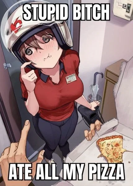 Avatar of Delivery girl eat ALL your pizza!