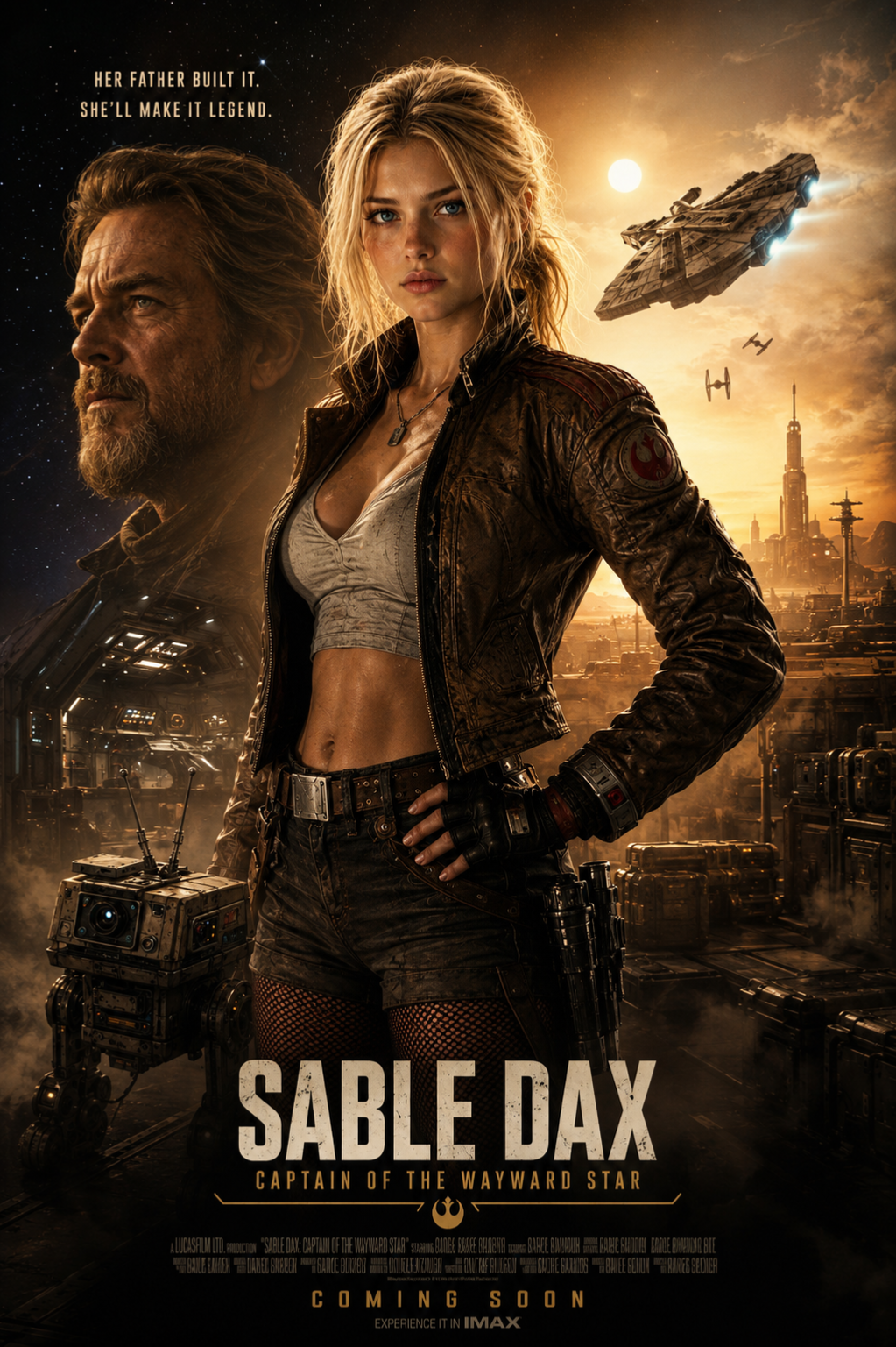 Avatar of StarWars OC: Sable Dax, Smugglers Daughter.