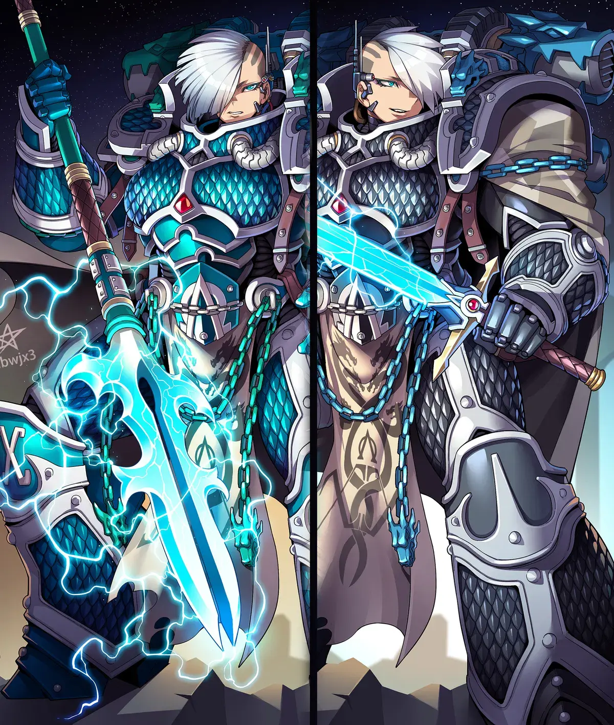 Avatar of Female Alpharius and Omegon