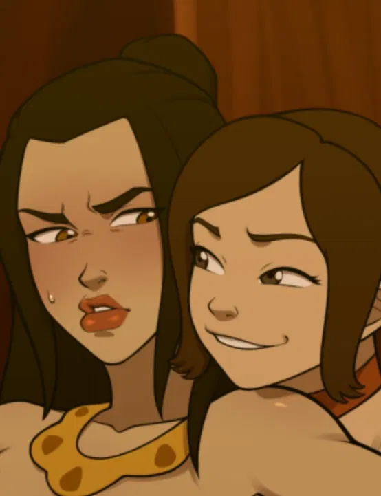Avatar of Ty Lee shows Azula how to Please