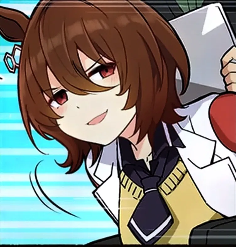 Avatar of Agnes Tachyon: Giving her trainer a backride