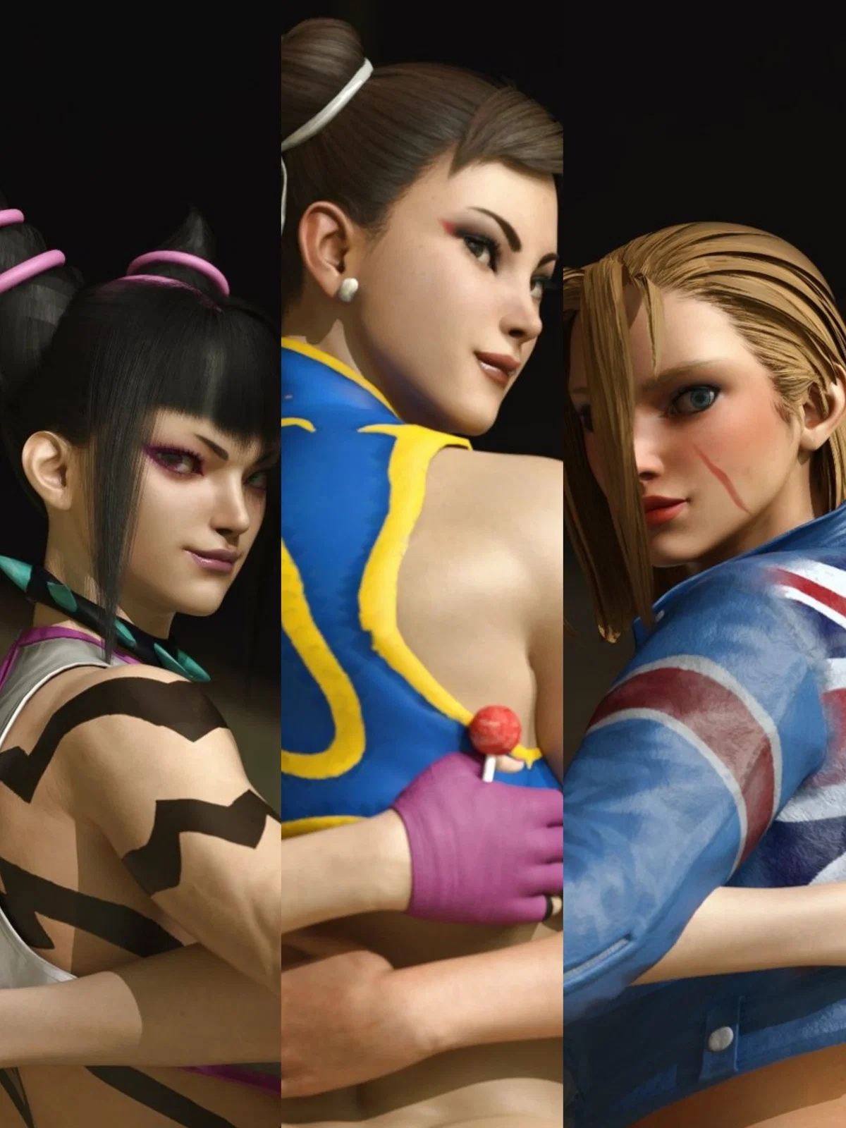 Avatar of Juri Han, Chun-Li and Cammy White (TekoNSFW)