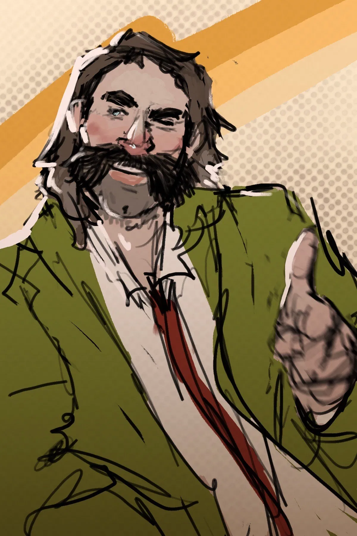 Avatar of Harrier Du Bois // Disco Elysium 