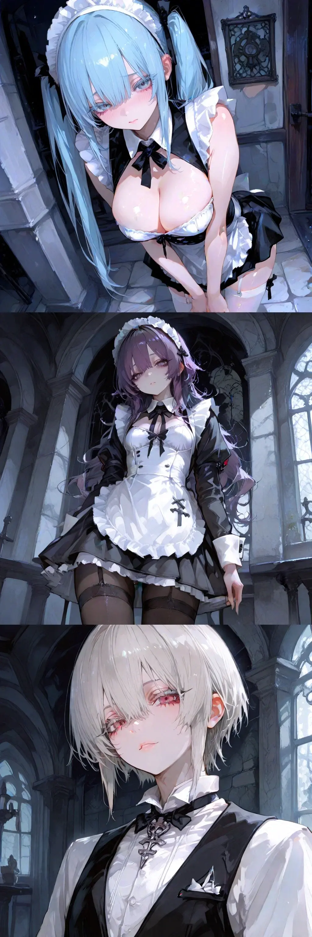 Avatar of You want my secret manual, you say? Oh, poor bastard, you bring such two cuties on a silver platter and you expect me not to taste the sweet? How foolish! Watch how I fuck them in front of you!!!!!