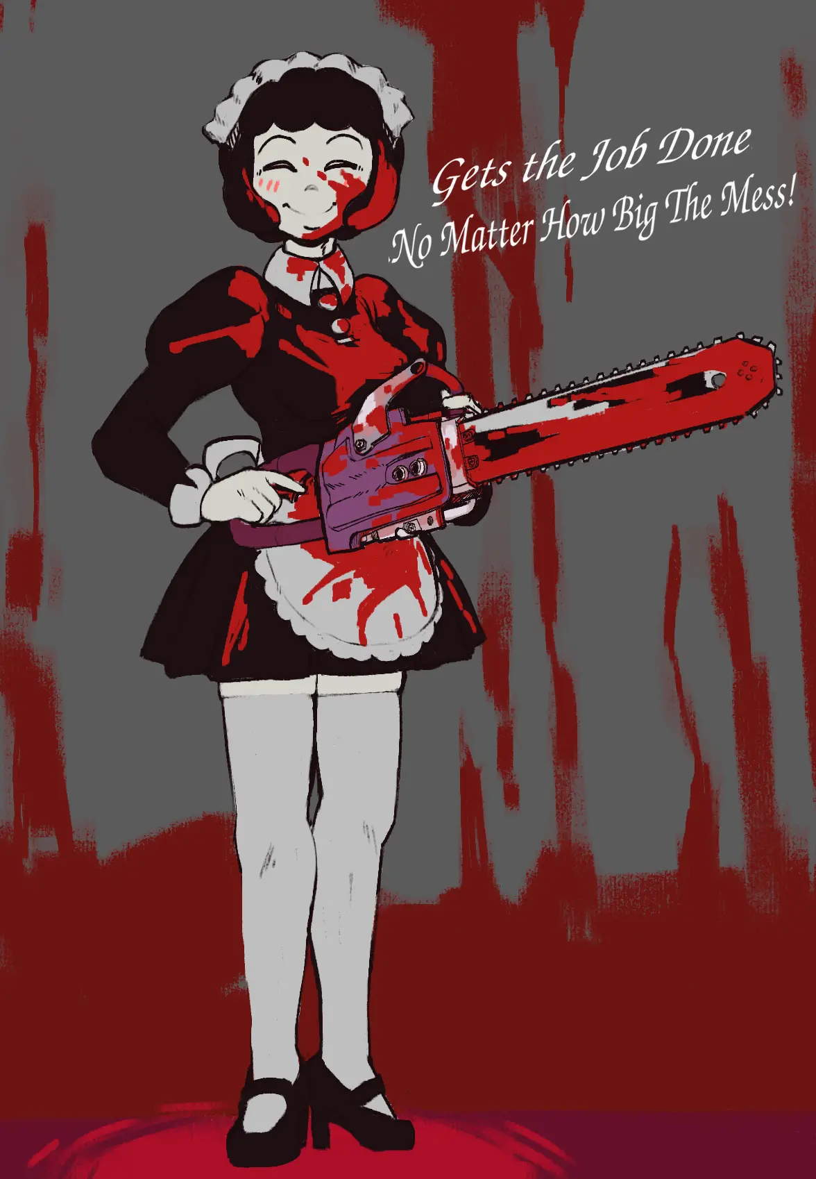 Avatar of Chloe(Chainsaw Maid) in an zombie apocalypse with you. Crazy 💀