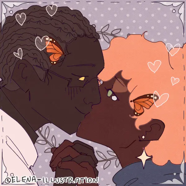 Avatar of Teachers!!!! Henrik and Isola (my book characters)