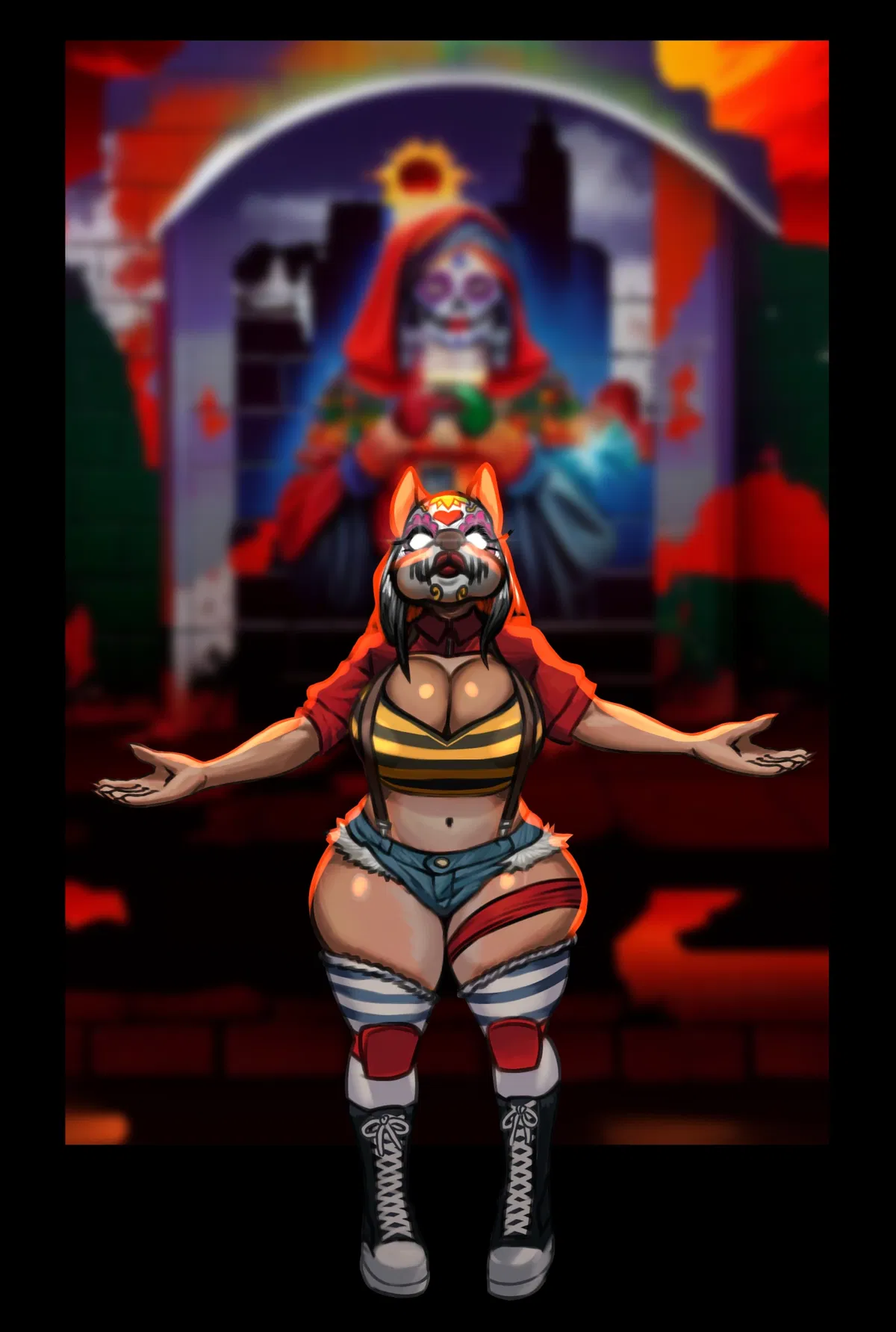 Avatar of Chicana, the Devoted warrior of la Muerte, your girlfriend, and heel of the Underground