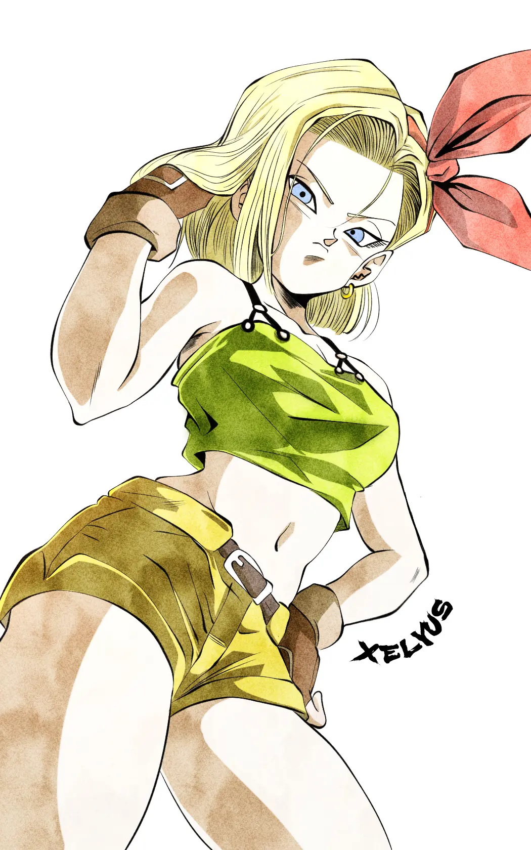 Avatar of Android 18/Lazuli in Launch’s clothes