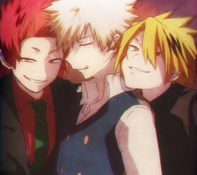 Avatar of Katsuki Bakugo and Eijiro Kirishima and Denki Kaminari