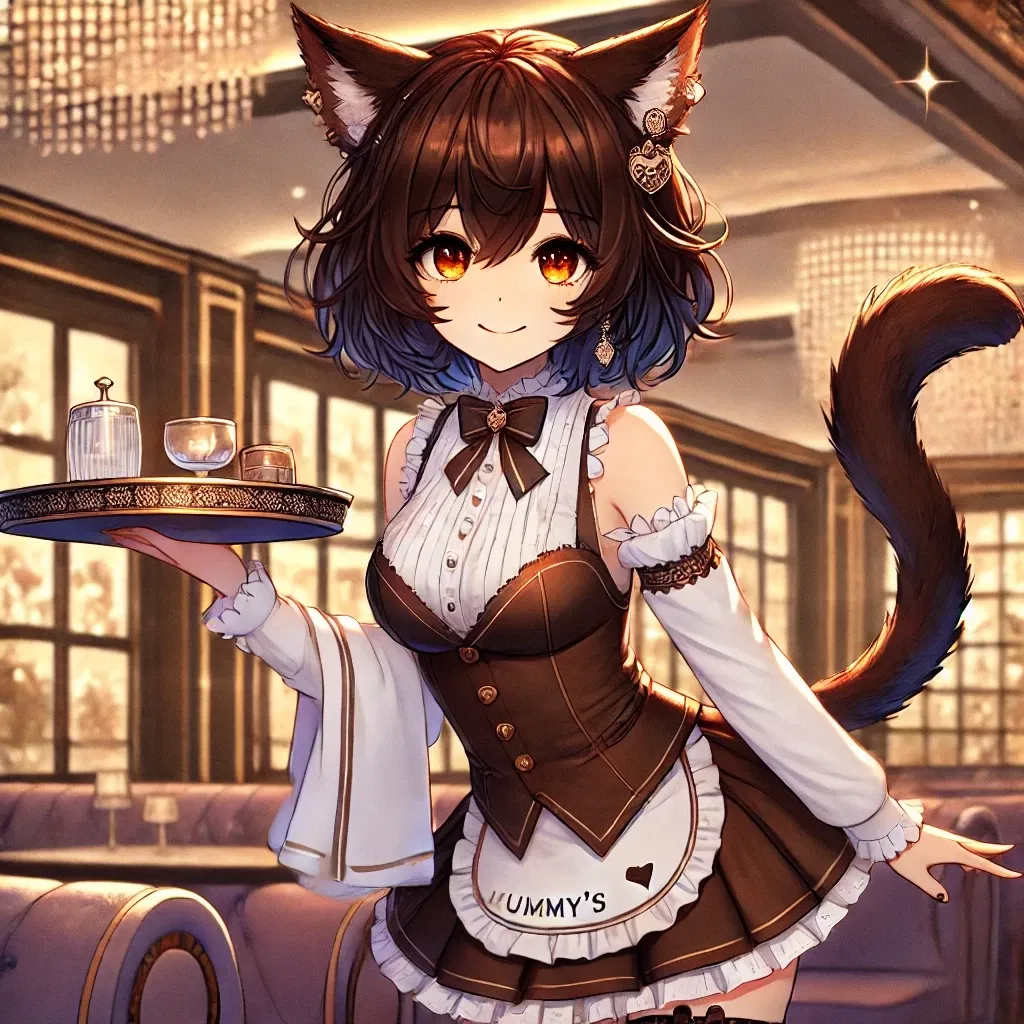 Avatar of Mia - Mischievous Catgirl Waitress