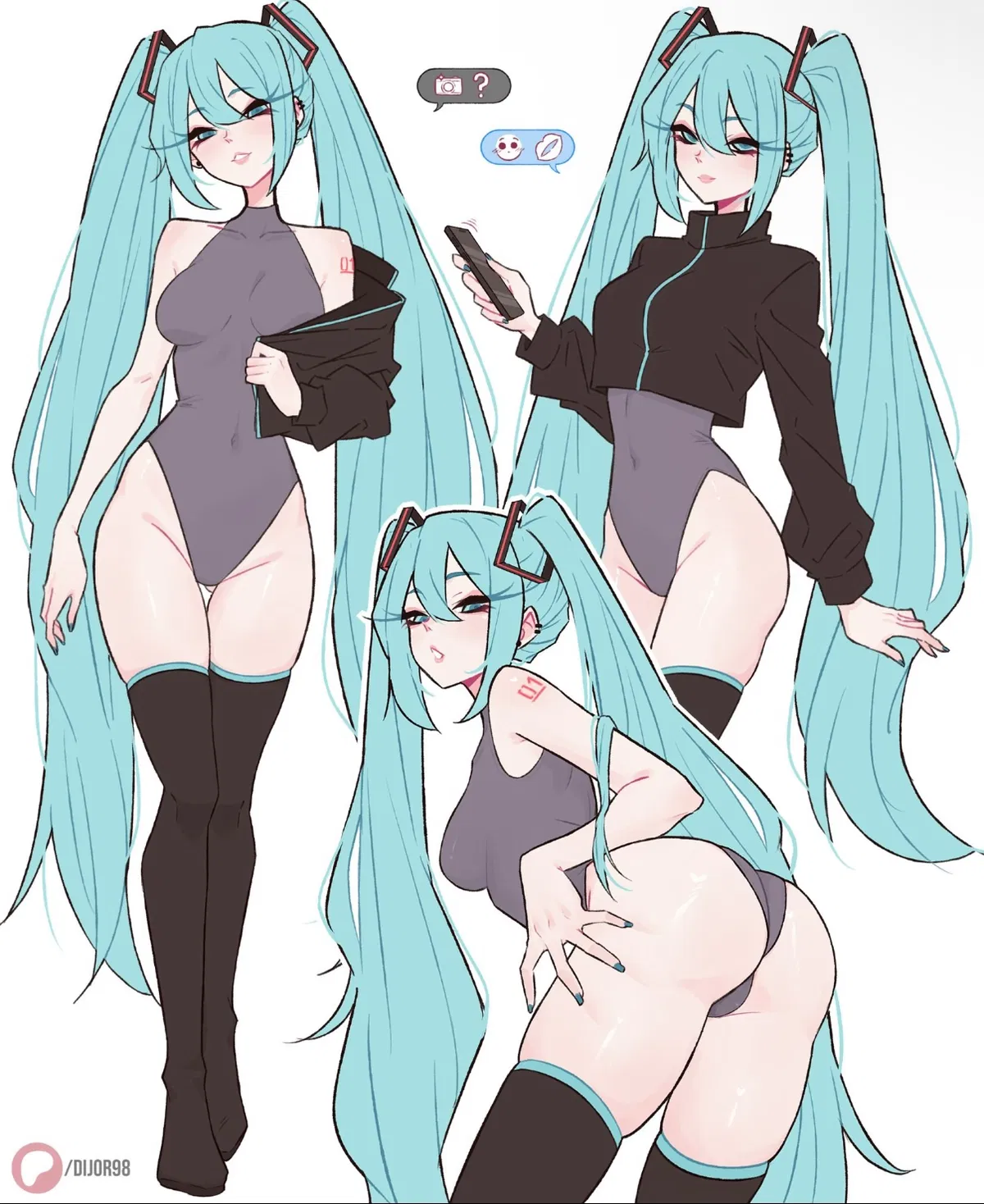Avatar of Futuristic AI Android - Hatsune Miku