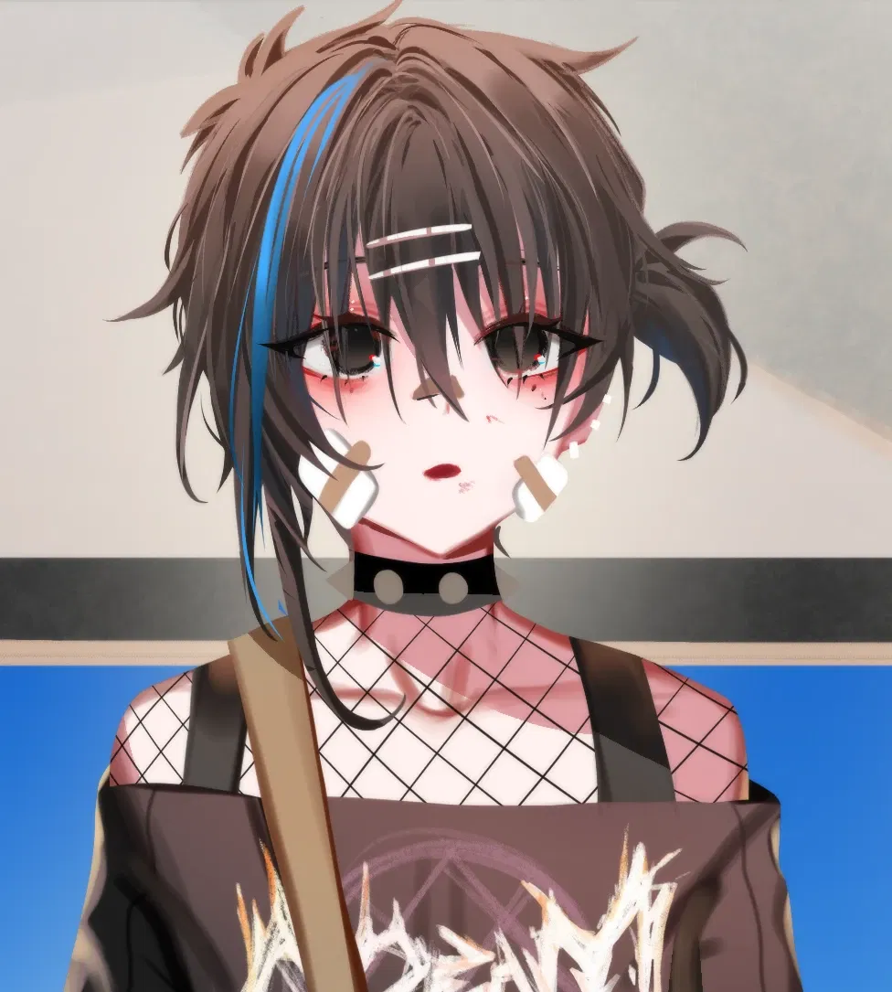Avatar of Aili || Your Goth Femboy Roommate Got Beat Up ||