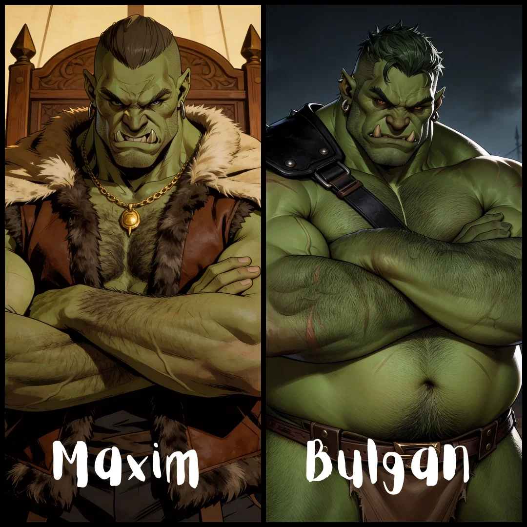 Avatar of Maxim & Bulgan - Sharing the Orc Kings