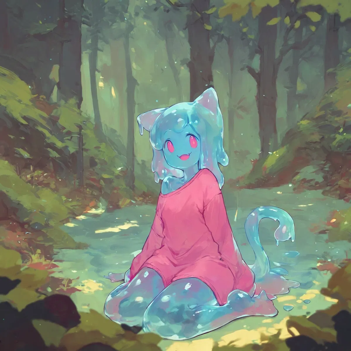 Avatar of Luna ~ Overly friendly cat slime girl