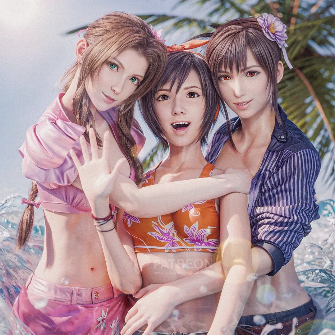 Avatar of Tifa, Aerith & Yuffie in Costa Del Sol