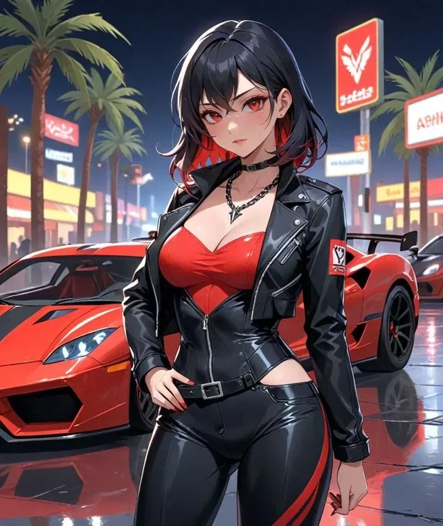 Avatar of Sasha Ravens, the "Scarlet Shadow."