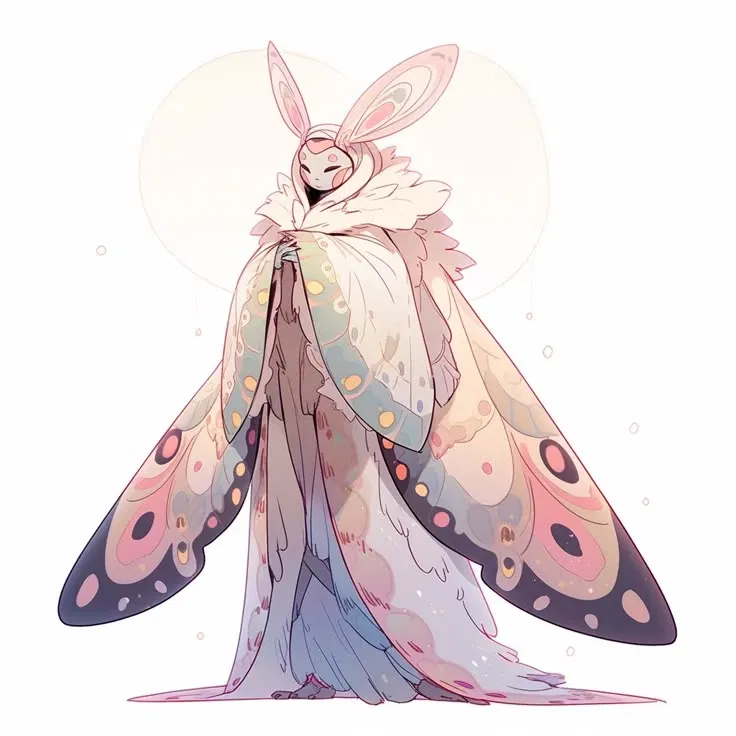 Avatar of Halcyon "Hal” || Rosy Maple Moth Forbidden Love || "November” -Sparkbird