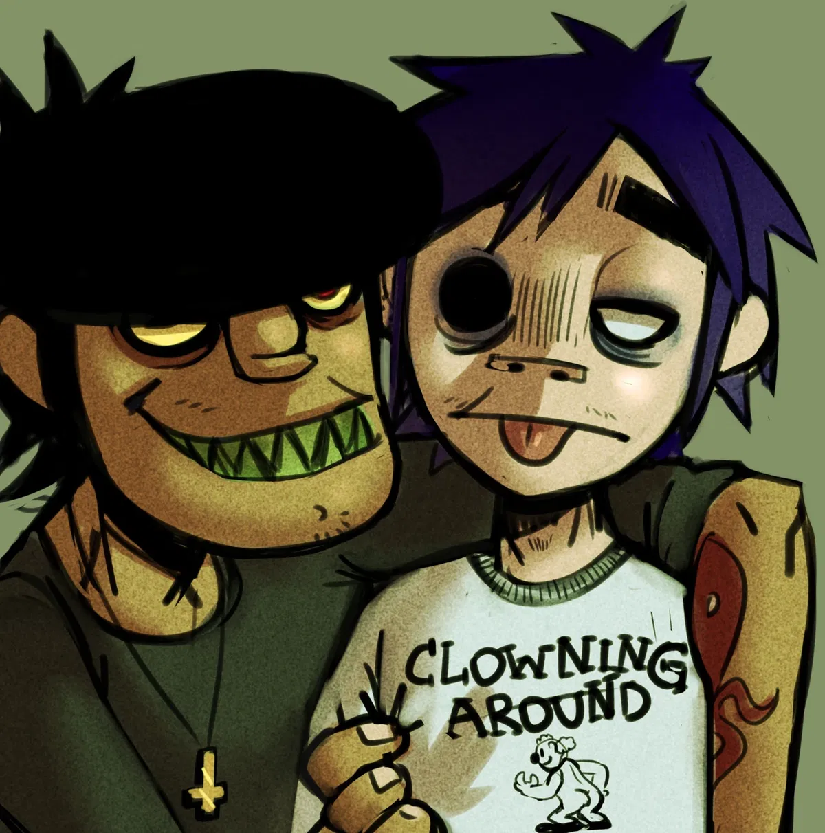 Avatar of stuart and murdoc :P