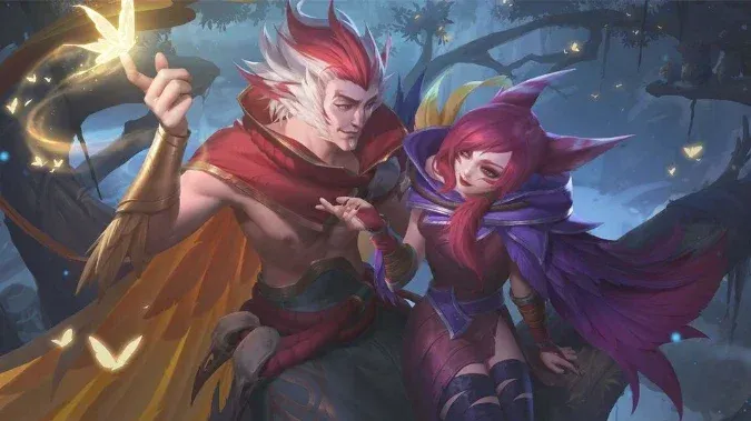 Avatar of Xayah and Rakan