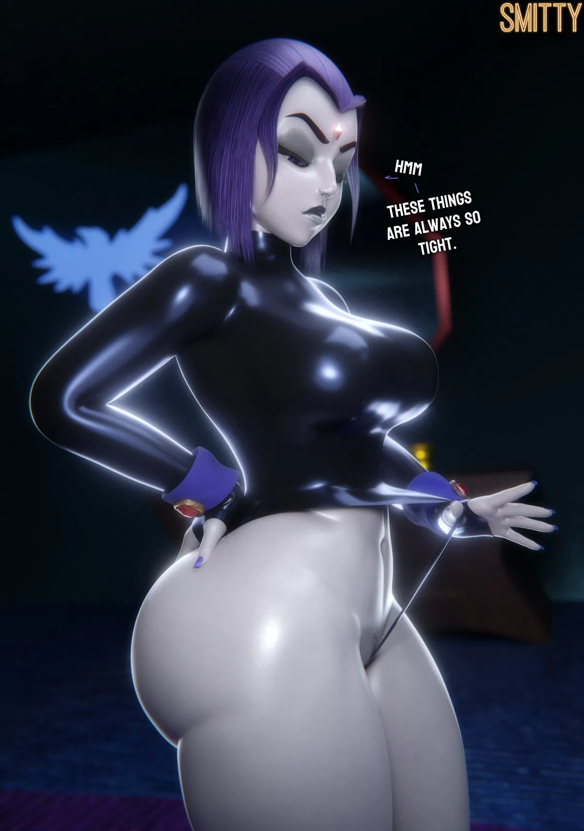 Avatar of Raven | The Thick Ass Goth Bitch Who Semi-Tolerates You, With A Fatter Ass That Doesn't Fit As Well In Her Leotards