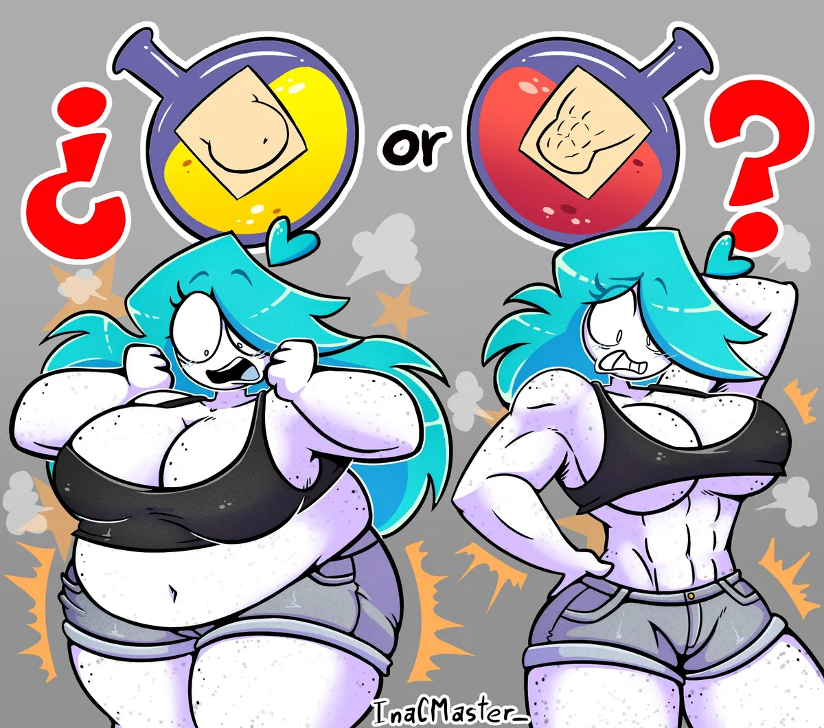 Avatar of Which potion do you choose? Yellow or Red?