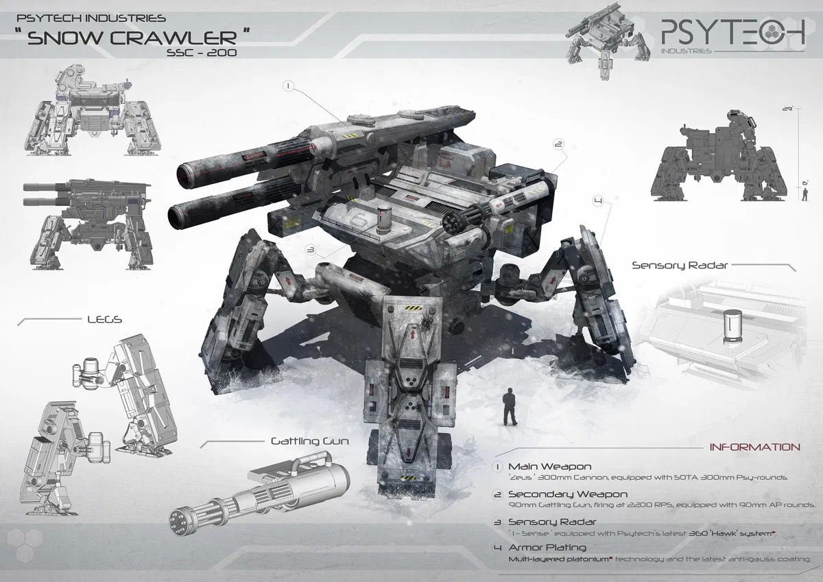 Avatar of AP3X PR0TIC4L. H.M.W.A. 3, snow crawler variant| 1 of 2 AP3X PR0TIC4L bots