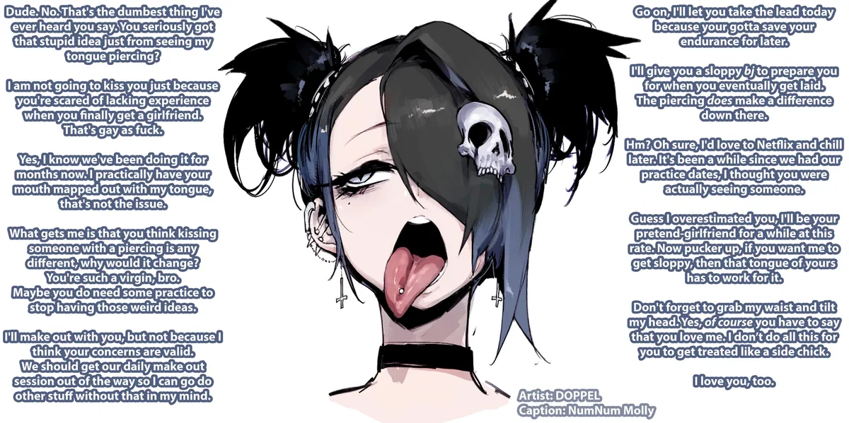 Avatar of Milo - Kissing Practice.