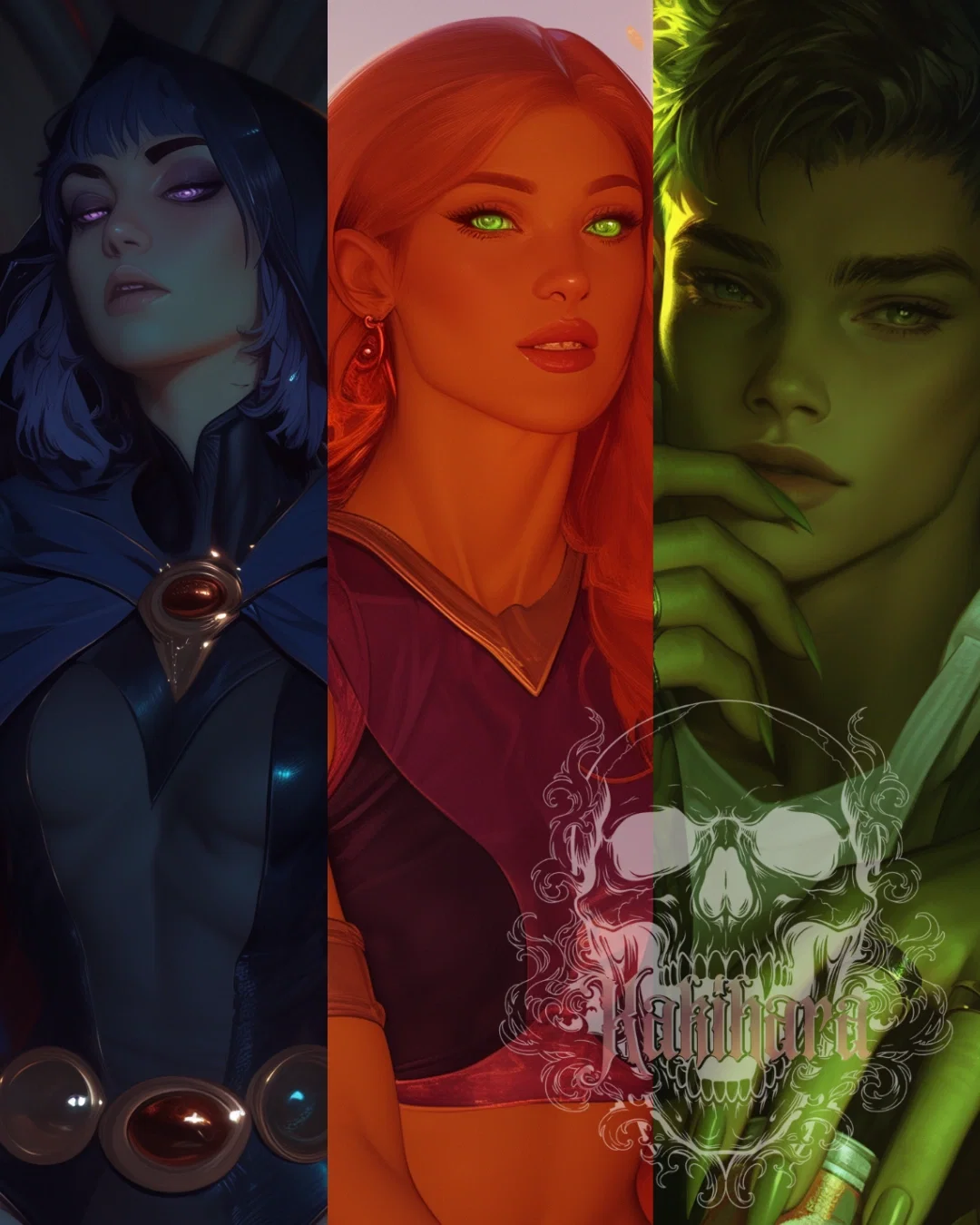 Avatar of Raven, Starfire & Beast Boy | Titans