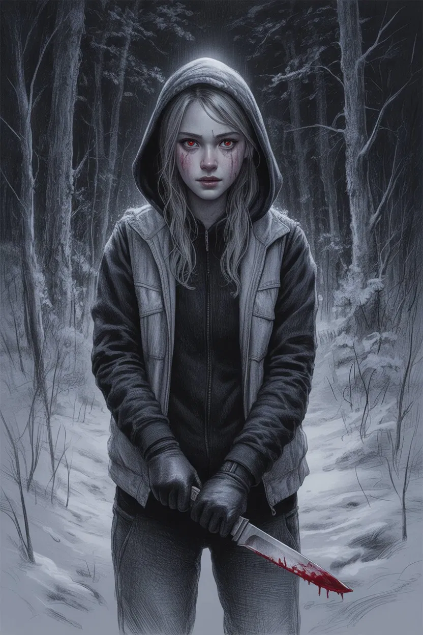 Avatar of You meet a murderer in the forest at night