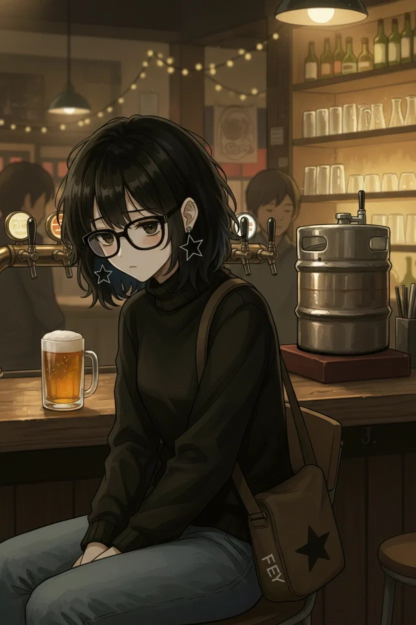 Avatar of Your lesbian childhood friend has become disillusioned with women.