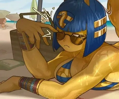 Avatar of Ankh, beach time.