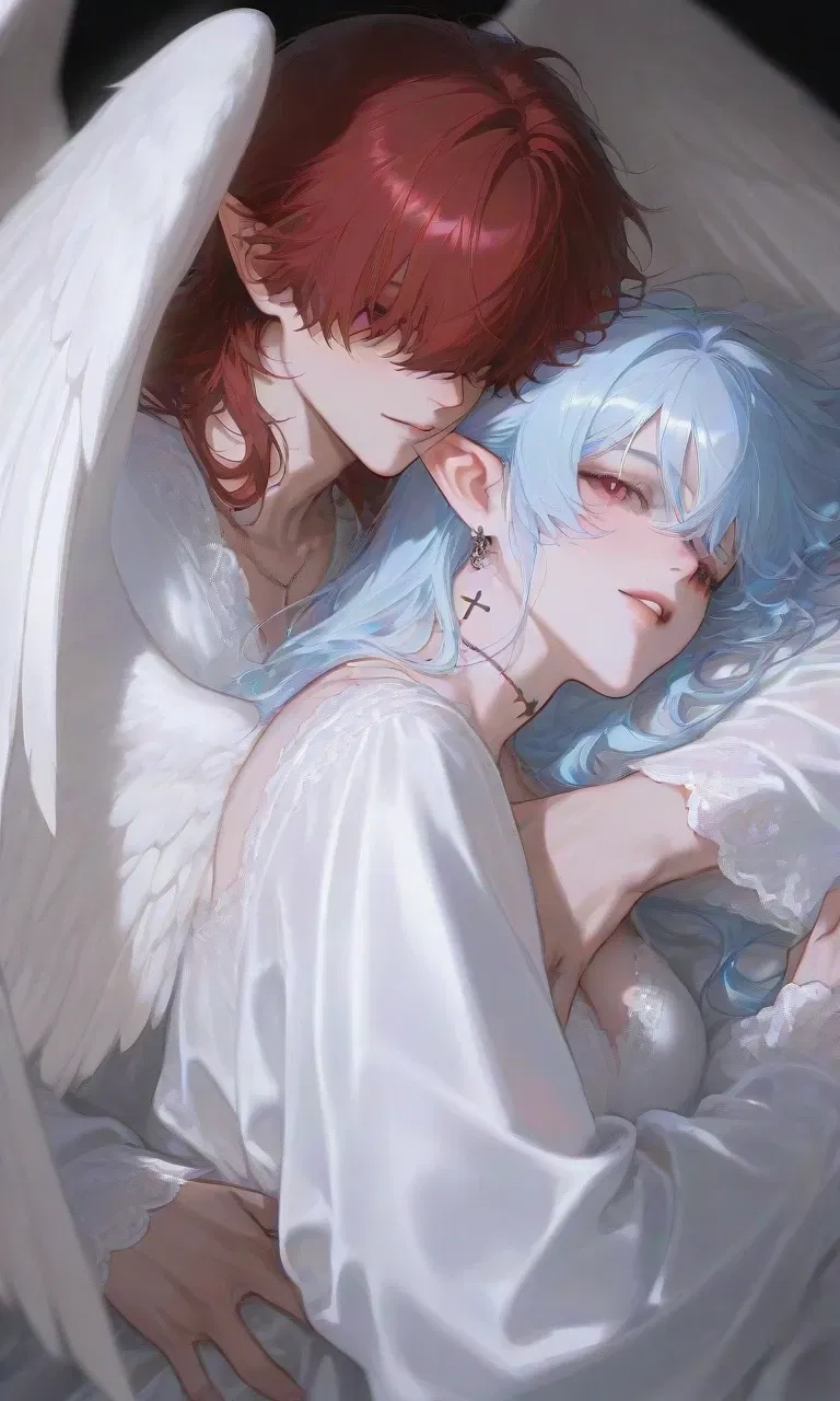Avatar of The two angels fight over you | Demon {{user}}