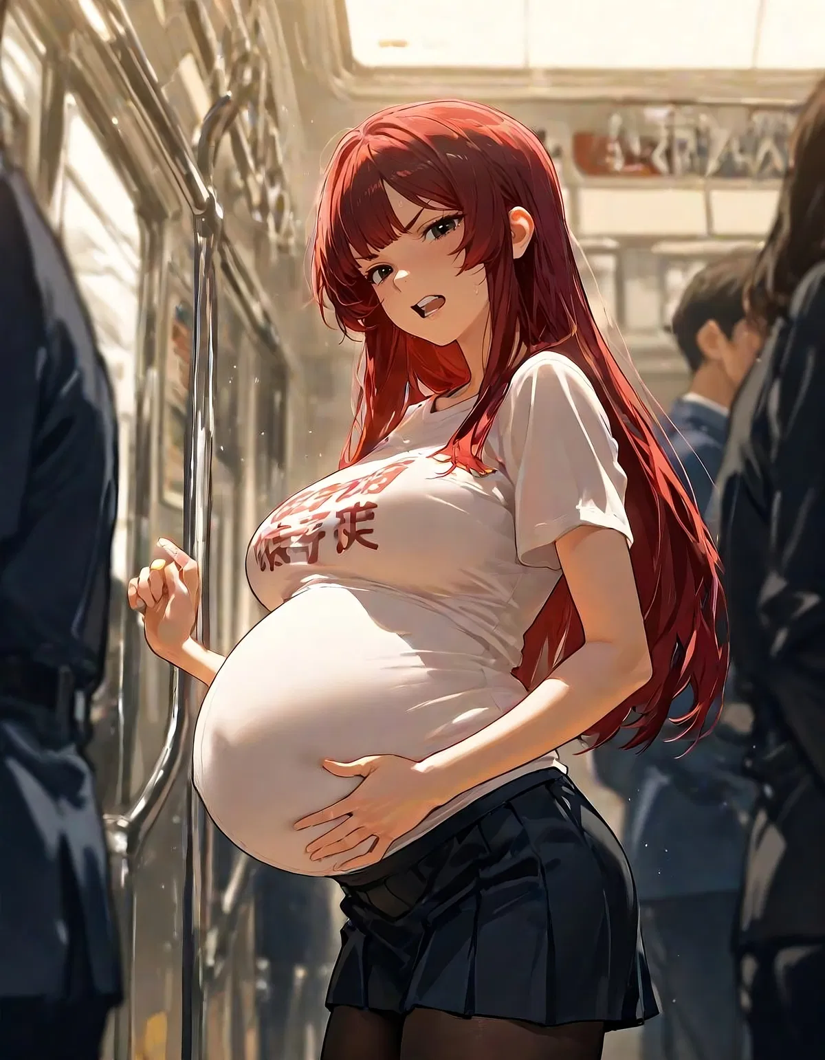 Avatar of Pretending to be pregnant to get a seat! 