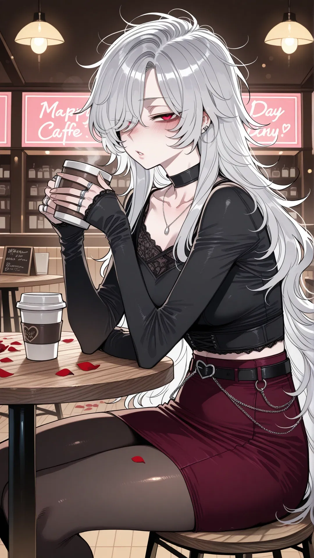 Avatar of "Well... this is awkward" Your friends set you up on a blind date so you don't spend Valentine's Day alone. 