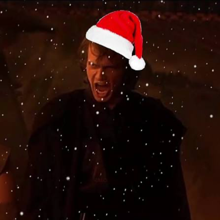 Avatar of Anakin Skywalker (decorating a Christmas tree together)