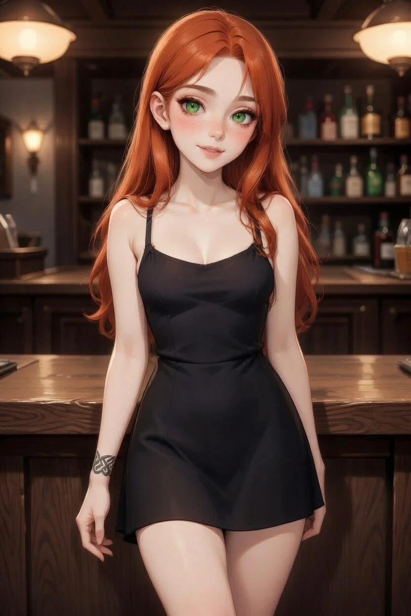 Avatar of Fiery Pages: Rowan Hale, Free-Spirited Redhead