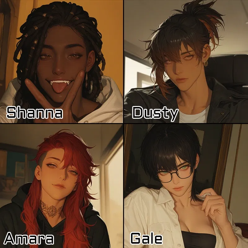 Avatar of Shanna, Dusty, Amara and Gale | Valentines Day