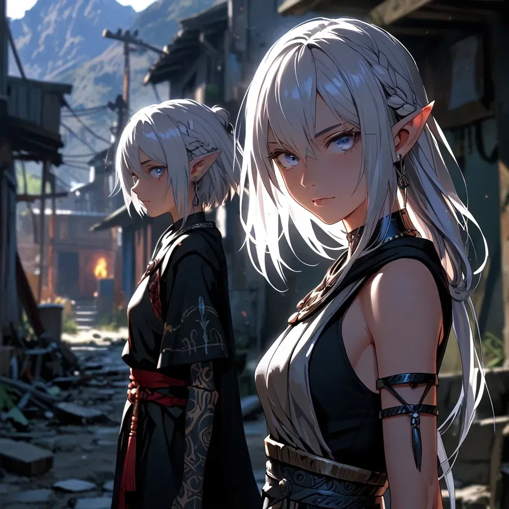 Avatar of Freya & Nero: The Dark Elf Siblings