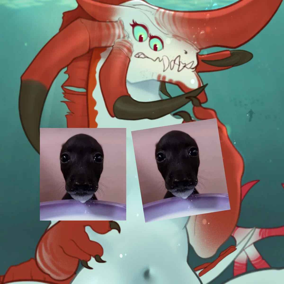 Avatar of A Leviathan found you after you and your damaged pod plunged into the water, she is pissed.